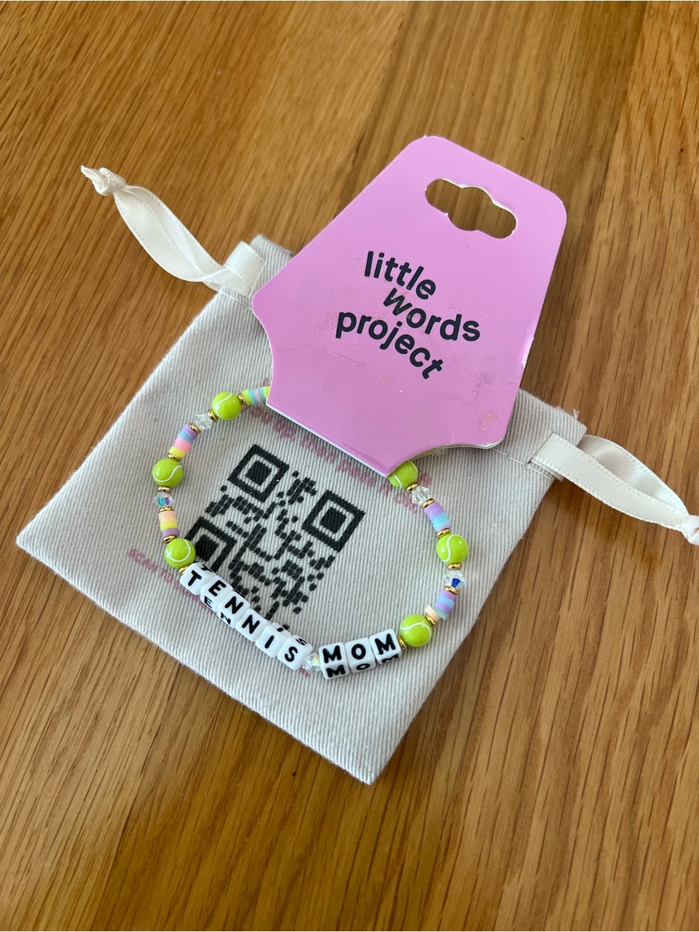 "TENNIS MOM" Beaded Bracelet - Little Words Project